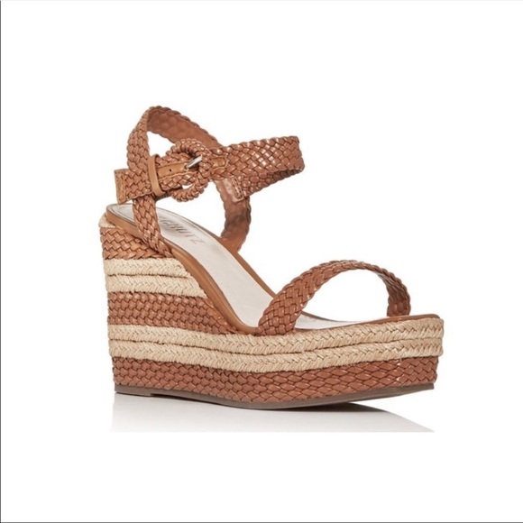 SCHUTZ | Nani Two Toned Braided Espadrille Wedge - Picture 12 of 12